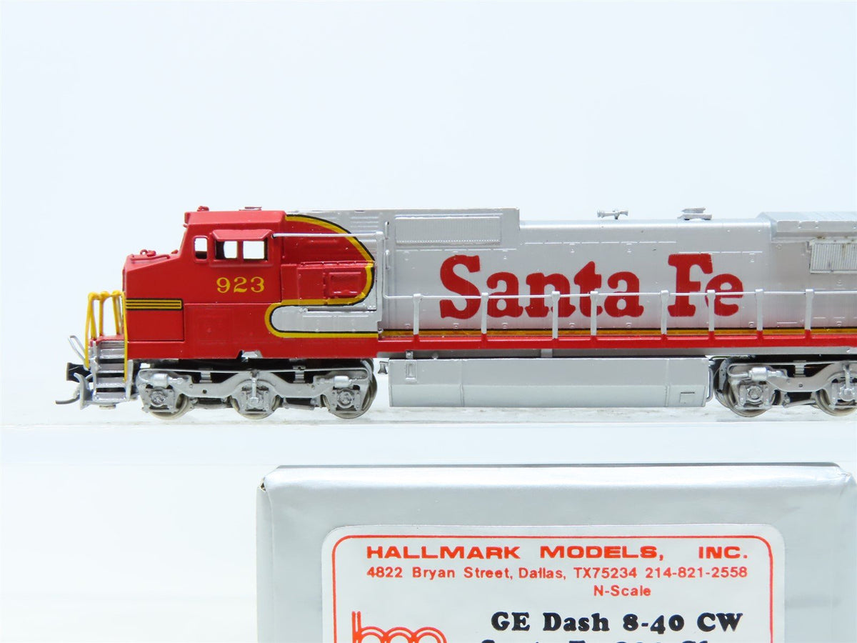 N Hallmark/Samhongsa BRASS ATSF Santa Fe &quot;Warbonnet&quot; GE Dash 8-40CW Diesel #923