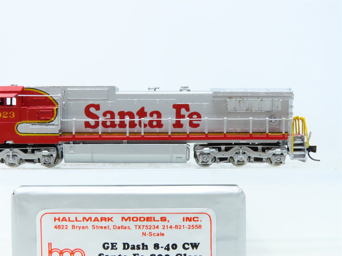 N Hallmark/Samhongsa BRASS ATSF Santa Fe &quot;Warbonnet&quot; GE Dash 8-40CW Diesel #923