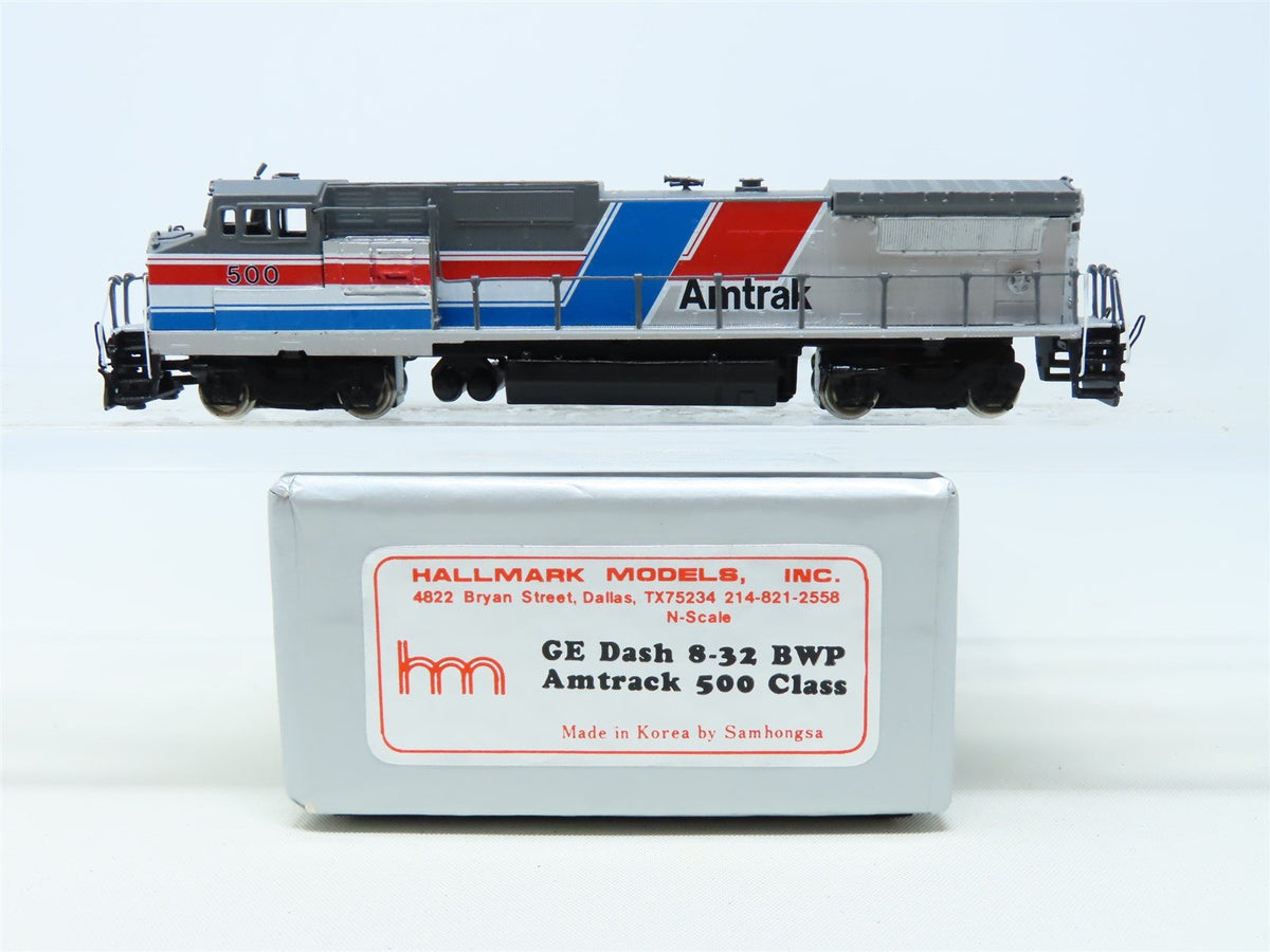 N Hallmark Models/Samhongsa BRASS AMTK Amtrak GE Dash 8-32BWP Diesel #500