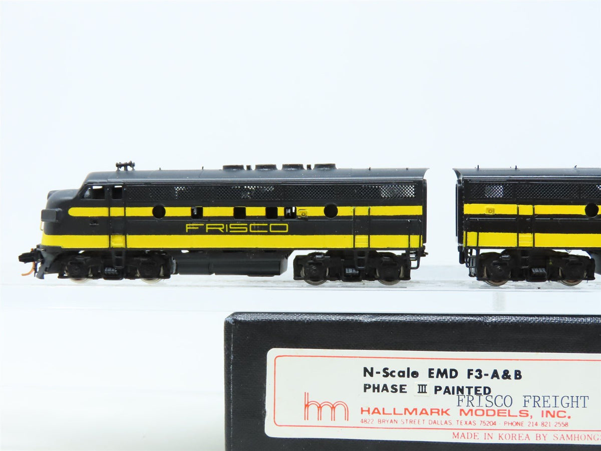 N Scale Hallmark/Samhonga BRASS SLSF Frisco EMD F3A/B Ph. 3 Diesel Set No#