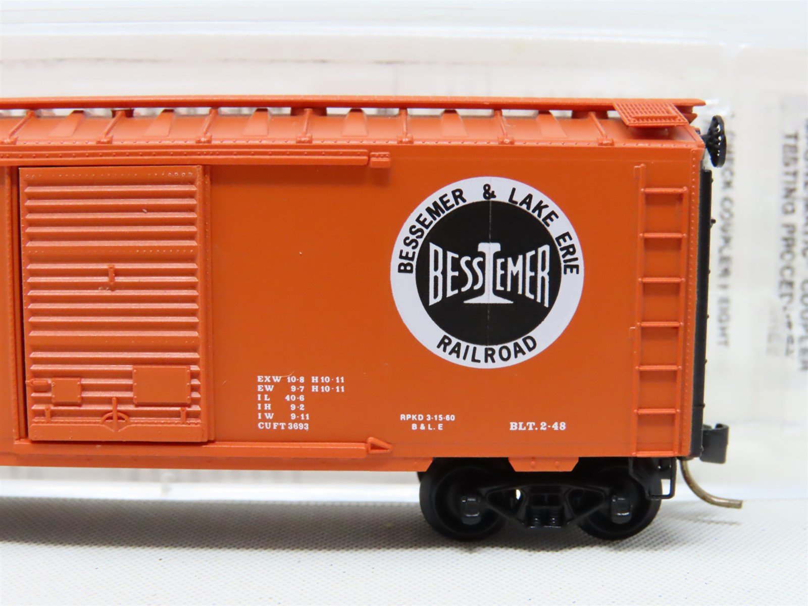 N Scale Micro-Trains MTL 20940 B&LE Bessemer & Lake Erie 40' Box Car #81005