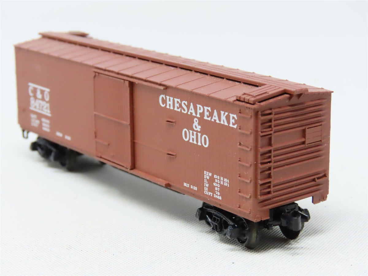 N Scale Kadee Micro-Trains MTL 20210 C&amp;O Chesapeake &amp; Ohio 40&#39; Box Car #84721