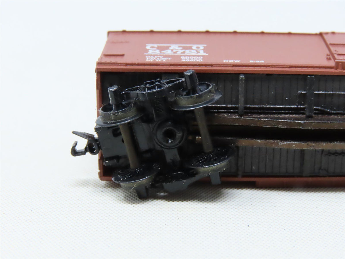 N Scale Kadee Micro-Trains MTL 20210 C&amp;O Chesapeake &amp; Ohio 40&#39; Box Car #84721