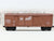 N Scale Micro-Trains MTL 29060 CB&Q Burlington 40' Outside Braced Box Car #11106