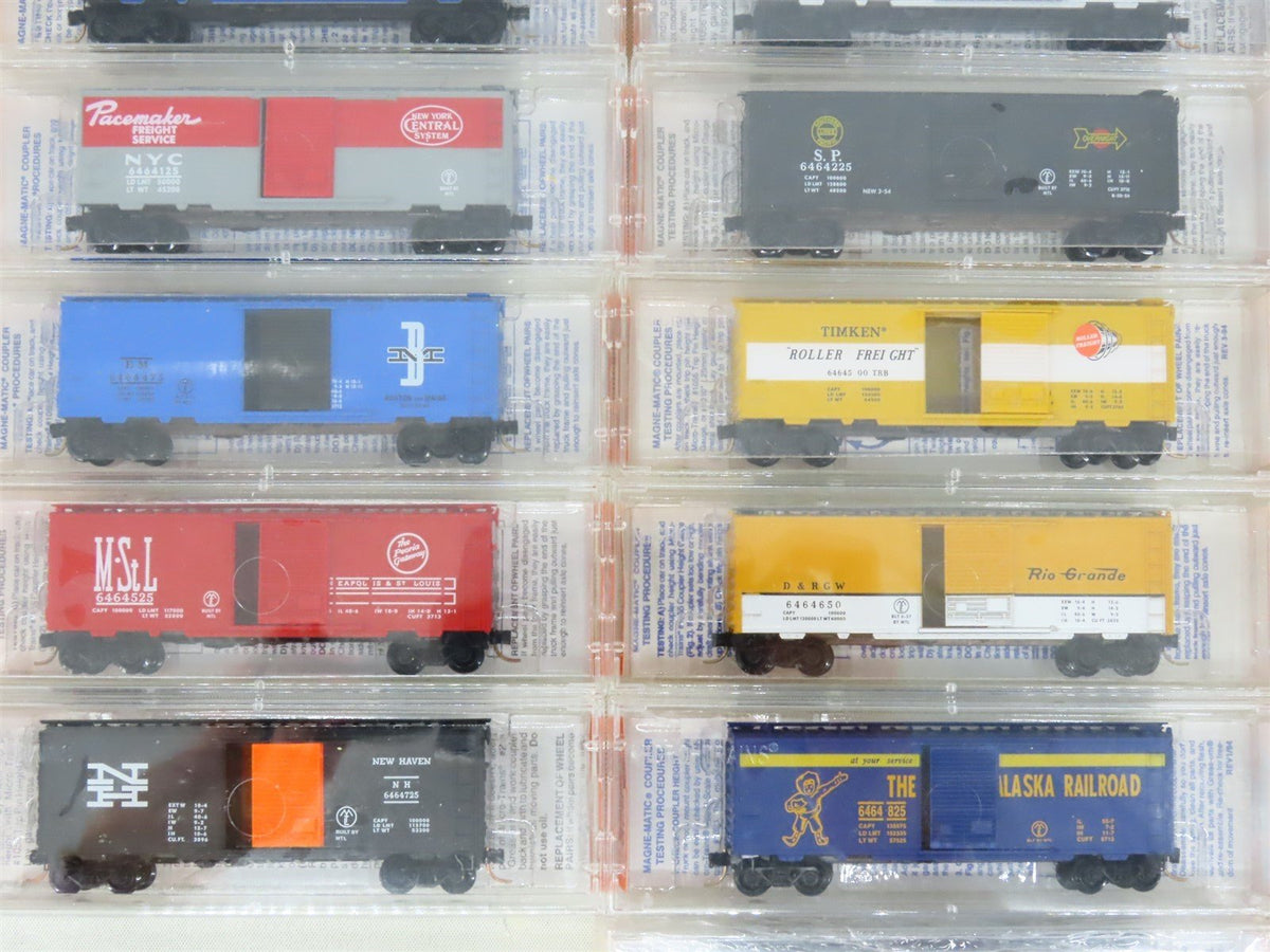 N Micro-Trains MTL Lowell Smith 6464 Series - Complete 36 Car Set +2 Bonus Packs