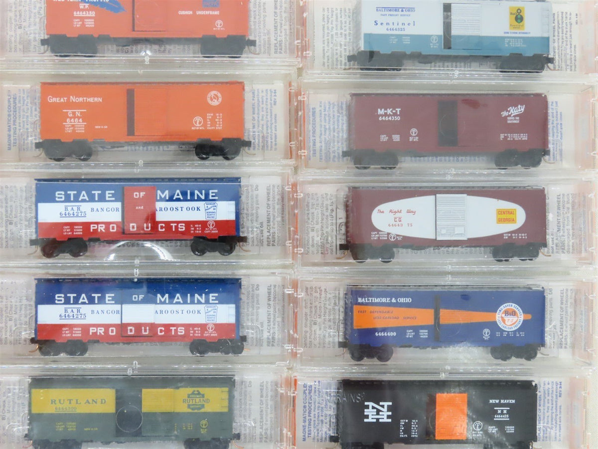 N Micro-Trains MTL Lowell Smith 6464 Series - Complete 36 Car Set +2 Bonus Packs