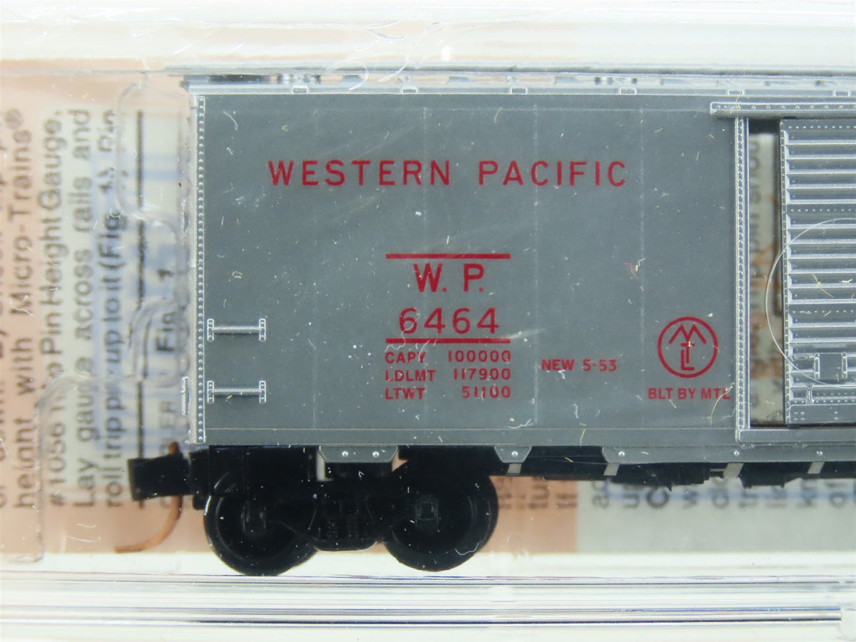 N Micro-Trains MTL Lowell Smith 6464-1b/646403 WP Box Car &amp; MTL Flat Car -Sealed