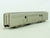 N Scale Unbranded BRASS CB&Q California Zephyr Baggage Passenger Car - Plated