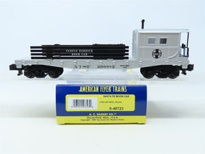 S Scale American Flyer 6-48723 ATSF Santa Fe Temple Derrick Boom Car #206982