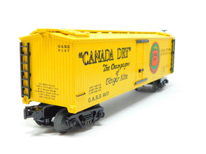 O Gauge 3-Rail MTH Rail King Die Cast 30-8611 GARE Canada Dry Reefer #9107