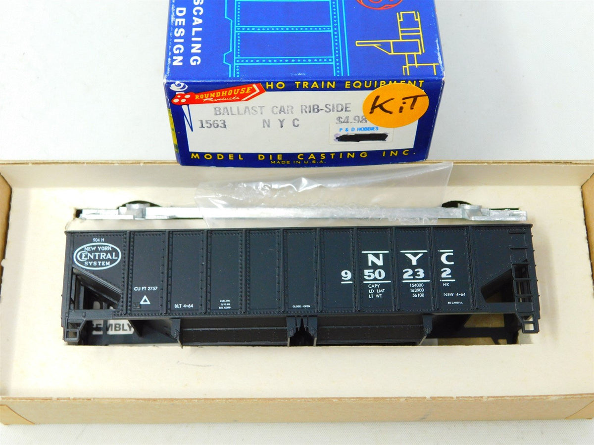 HO Roundhouse Kit #1563 NYC New York Central Ballast Hopper #950232