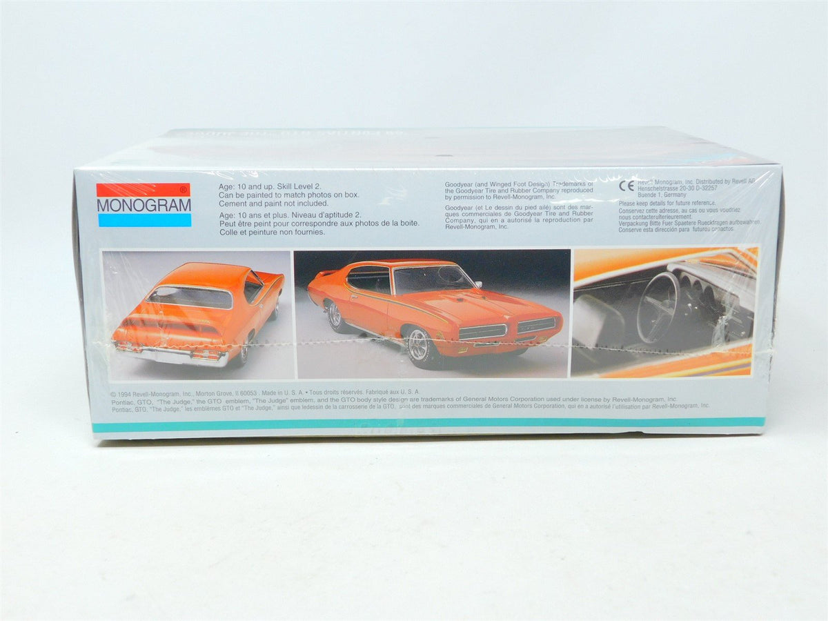 1:24 Scale Monogram Model Car Kit #2443 &#39;69 Pontiac GTO &quot;The Judge&quot; - SEALED