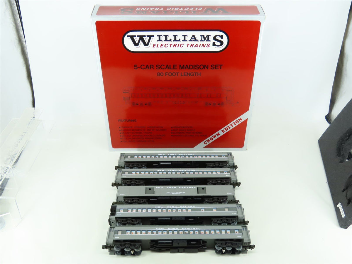 O Gauge 3-Rail Williams 2700 NYC New York Central Madison 5-Car Passenger Set