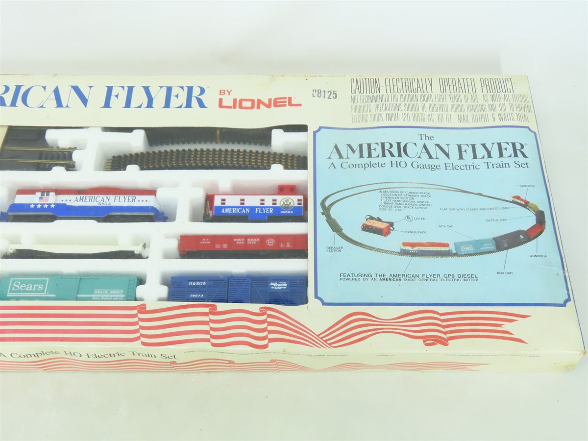 HO Scale Sears/Lionel 5-6592 &quot;The American Flyer&quot; GP9 Diesel Train Set - Sealed