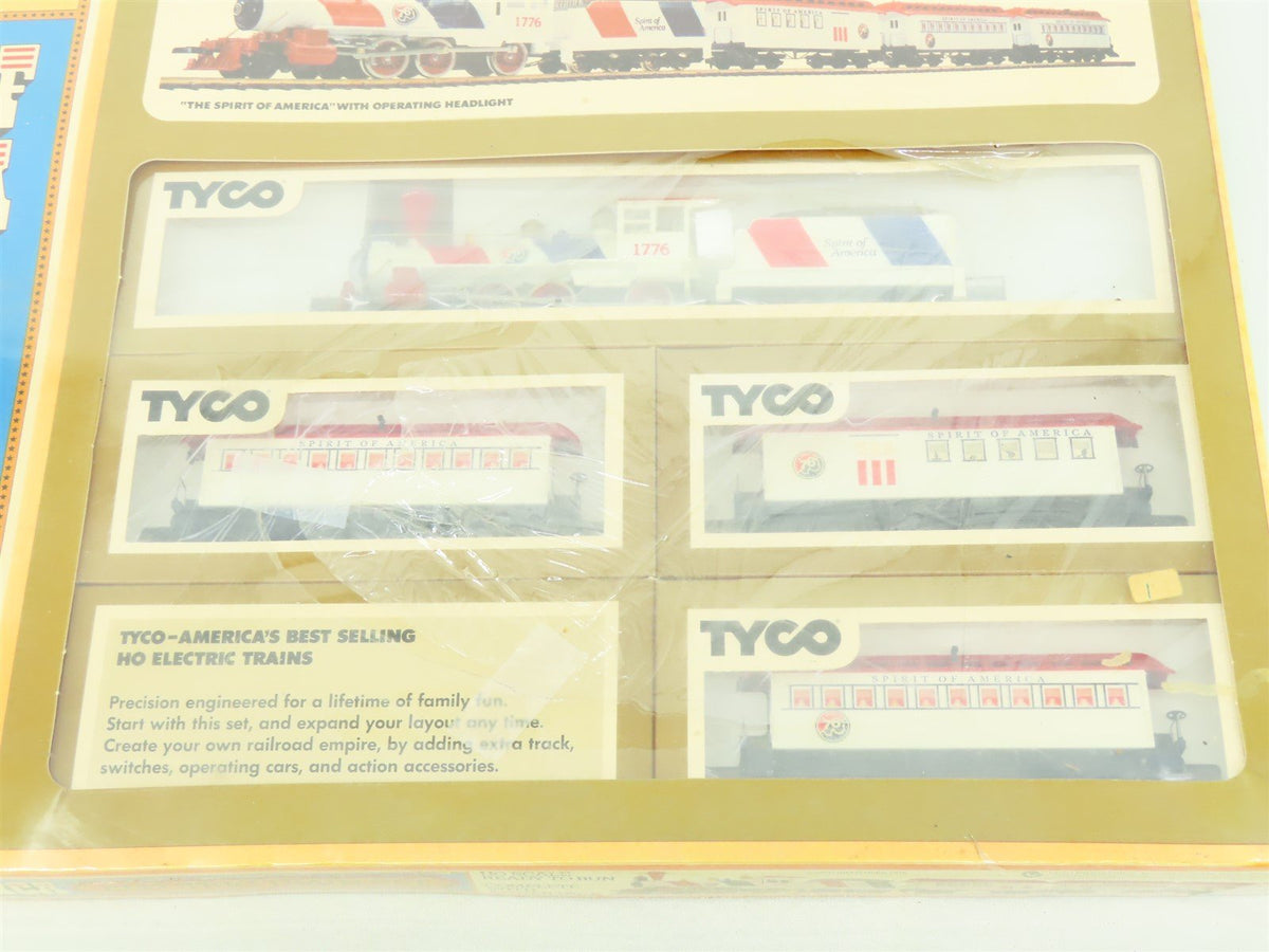 HO Scale TYCO 7320 &quot;Spirit of America&quot; 4-6-0 Steam Passenger Train Set - Sealed