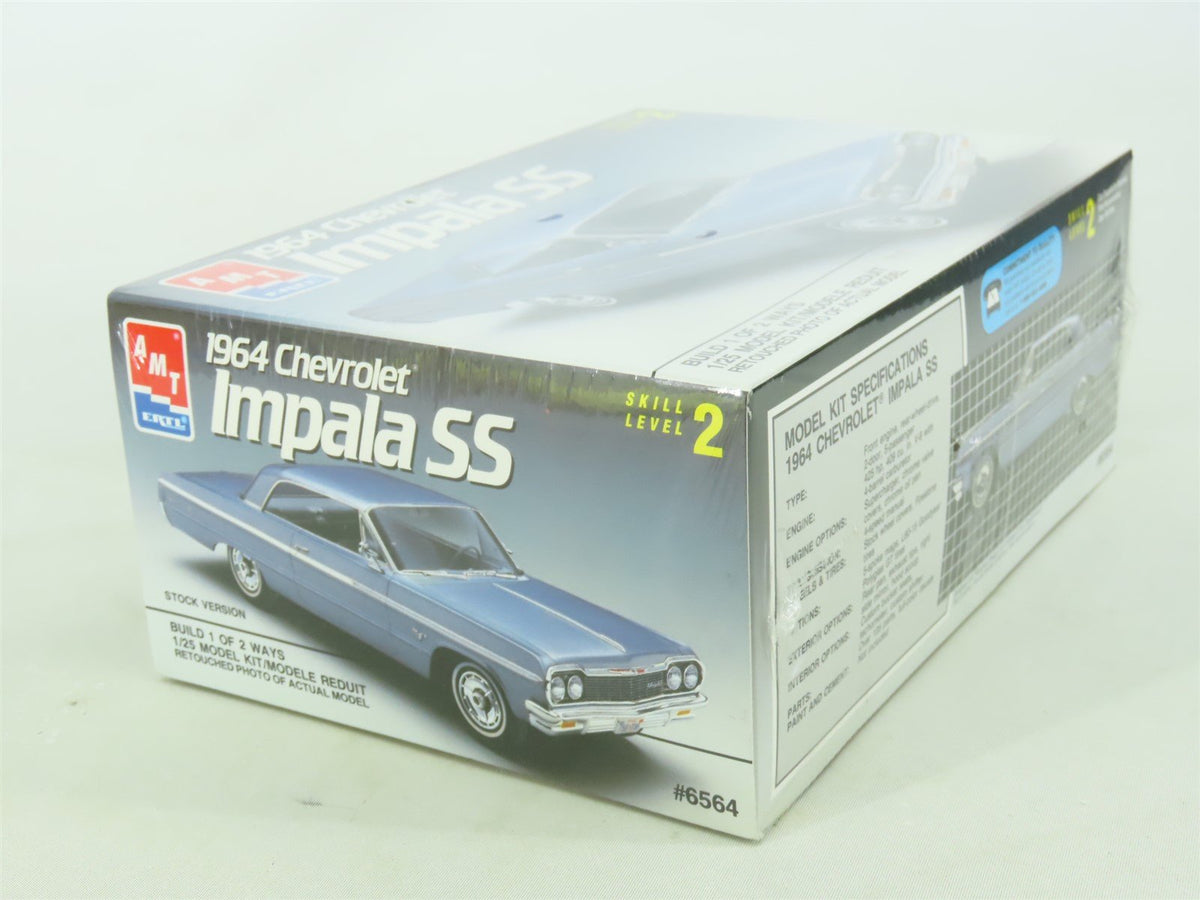 1:25 Scale AMT Ertl Plastic Model Car Kit #6564 1964 Chevrolet Impala SS- SEALED