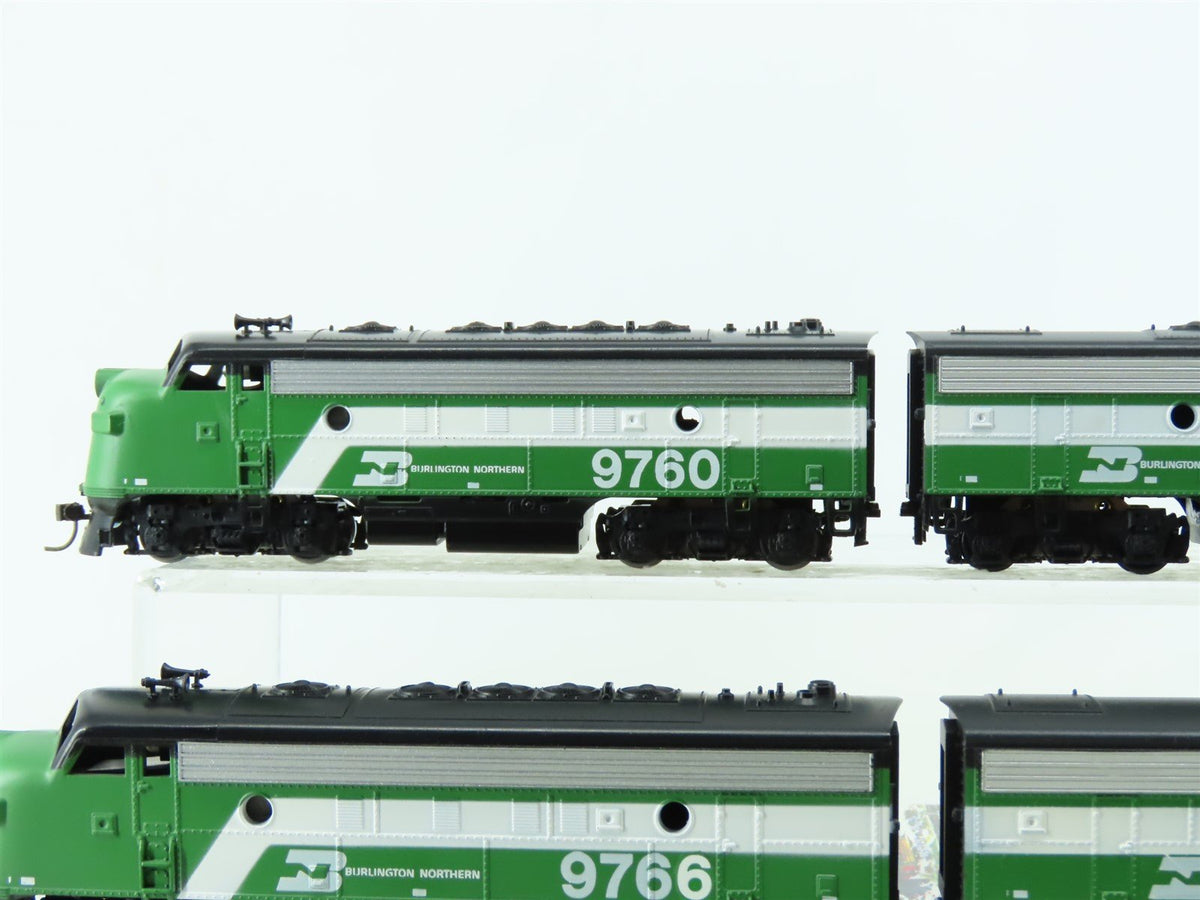 HO Athearn 3211/3012 BN Burlington Northern F7A/B/B/A Diesel Set - Custom Rd#