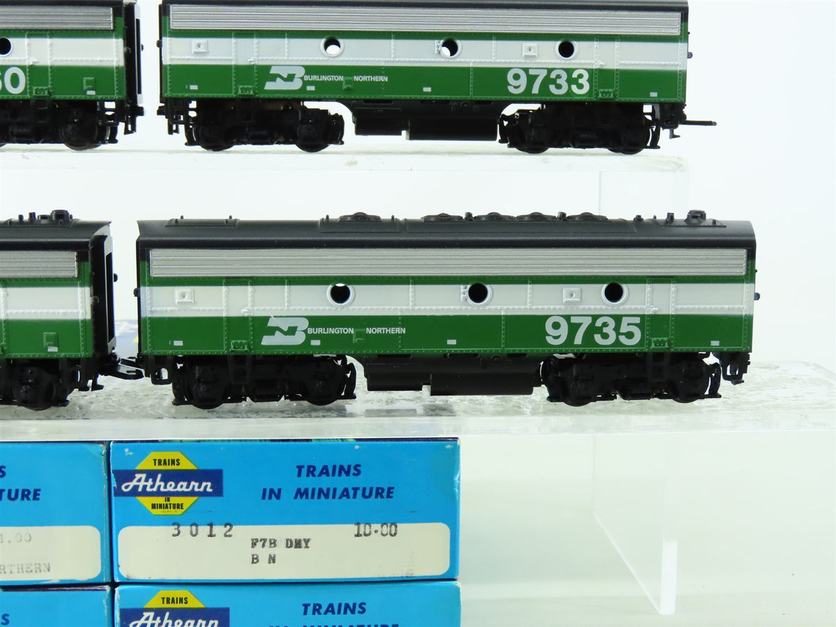 HO Athearn 3211/3012 BN Burlington Northern F7A/B/B/A Diesel Set - Custom Rd#