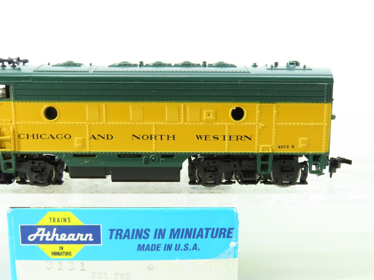 HO Scale Athearn 3131 CNW Chicago &amp; North Western EMD F7A Diesel #4072-A