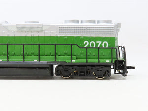 HO Scale Bachmann 825 BN Burlington Northern GP40 Diesel Locomotive w/Caboose