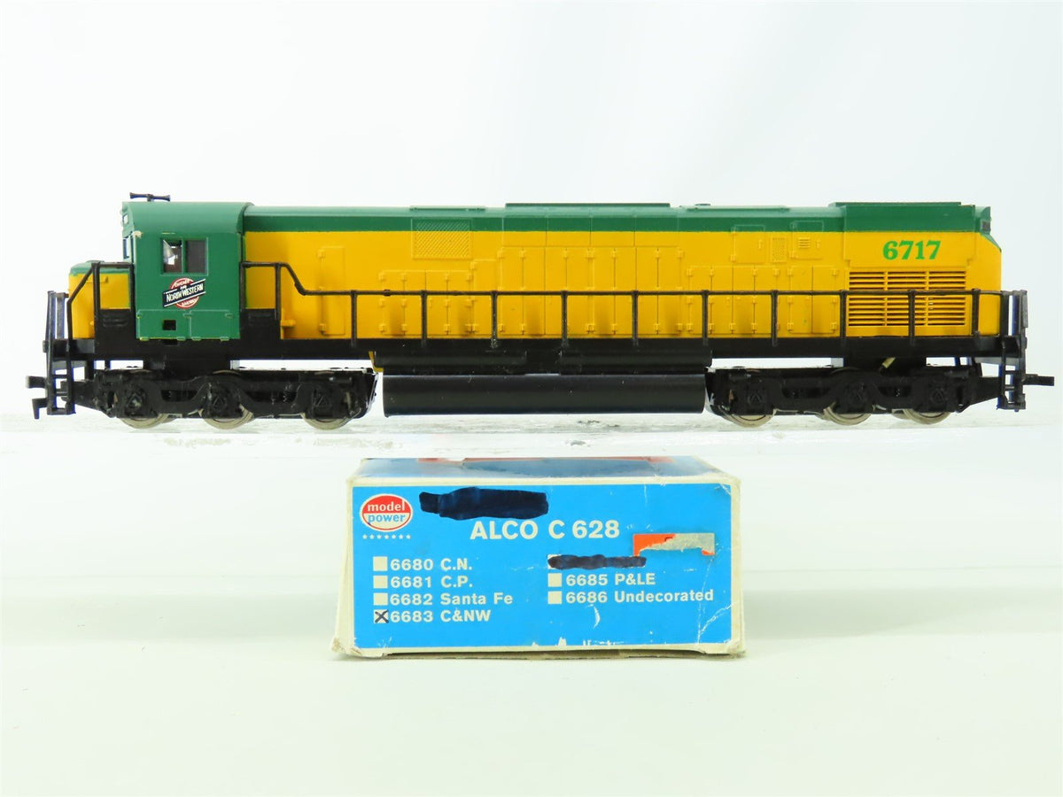 HO Scale Model Power 6683 CNW Chicago &amp; North Western ALCO C-628 Diesel #6717