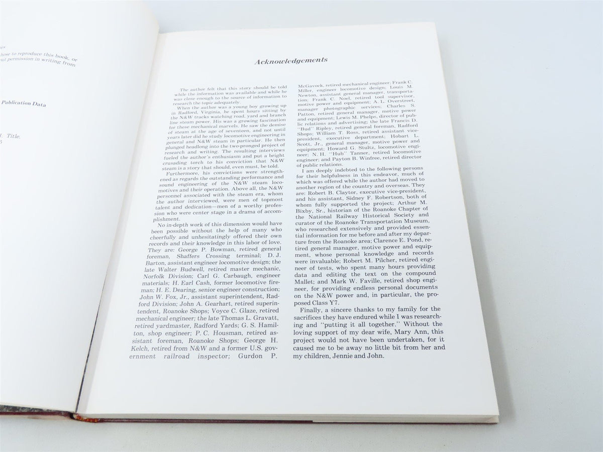 N&amp;W: Giant of Steam by Major Lewis Ingles Jeffries ©1980 HC Book