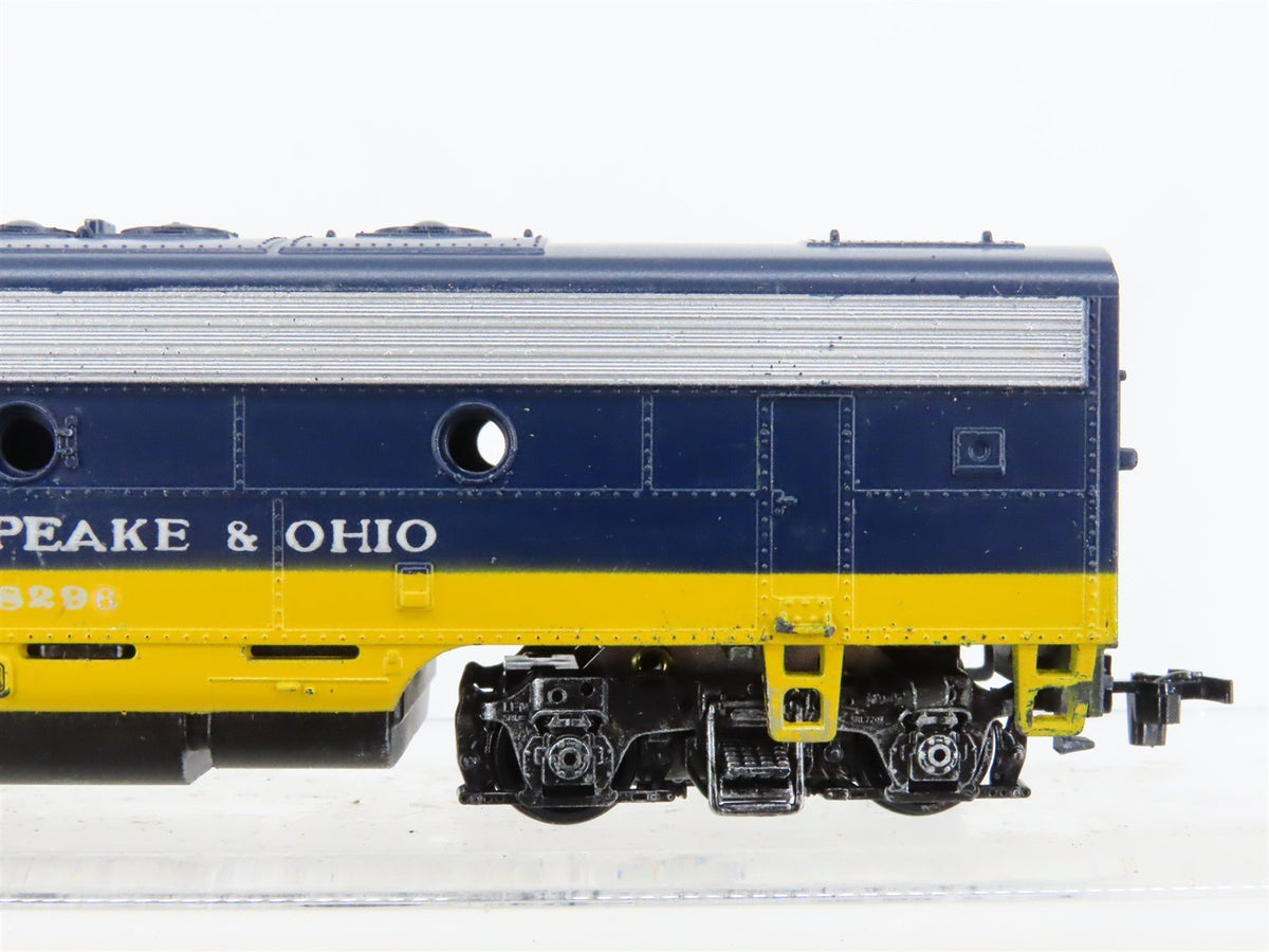 HO Scale Athearn C&amp;O Chesapeake &amp; Ohio F7A/B/B/A 4-Unit Diesel Set - Custom