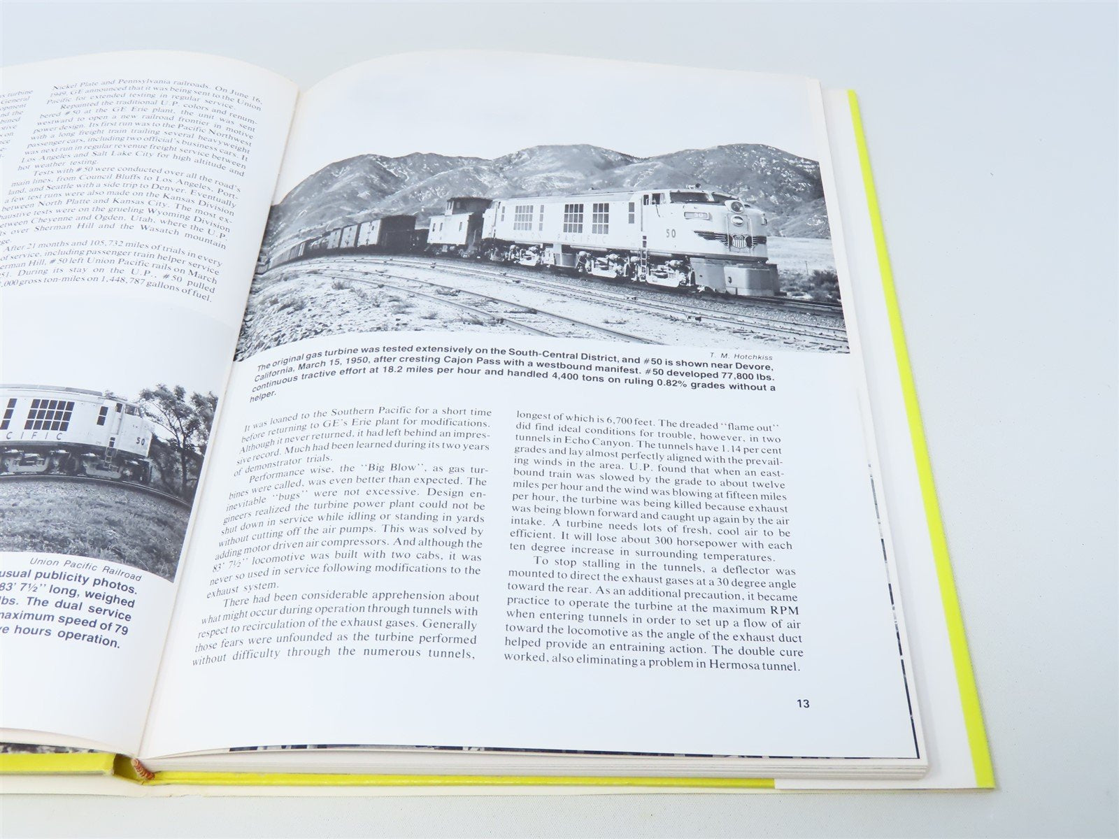 Turbines Westward by Thos R Lee ©1975 HC Book - SIGNED