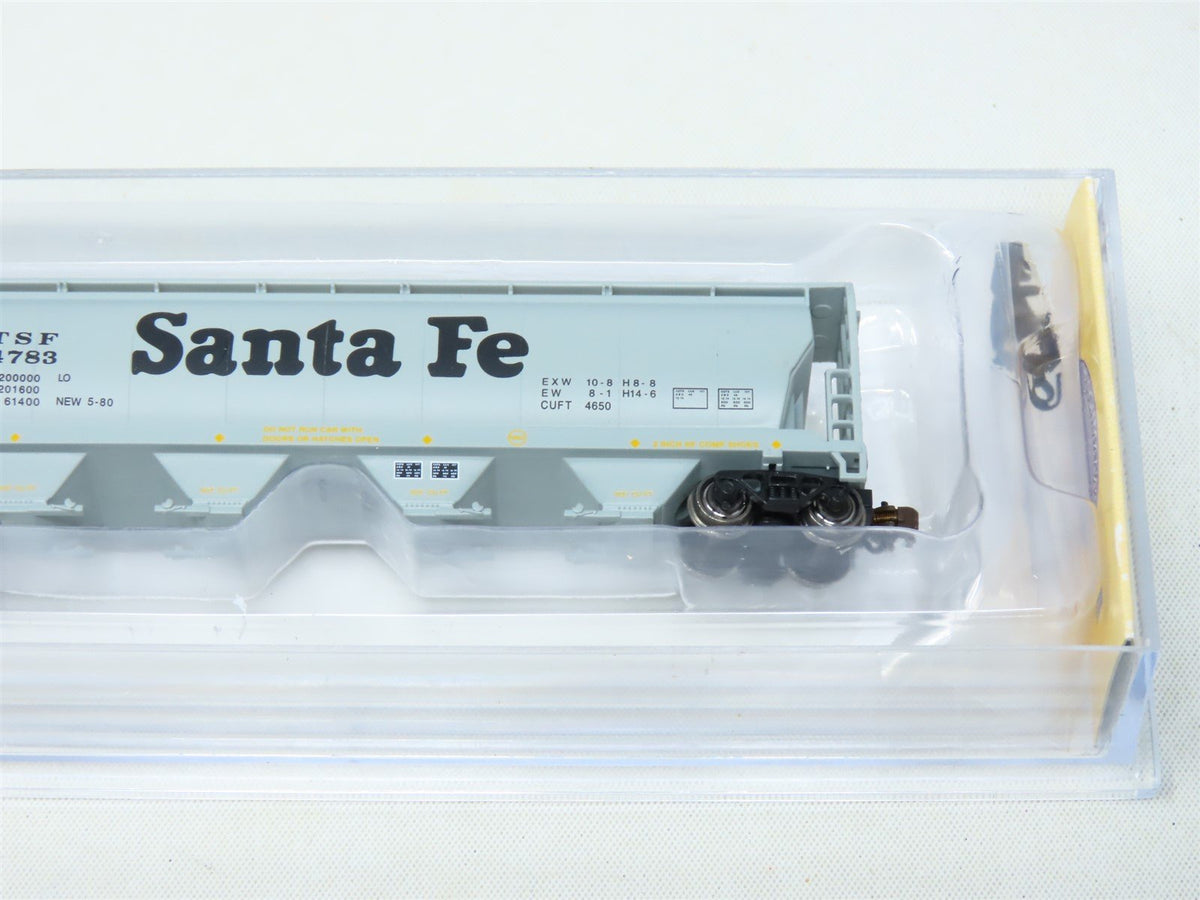 N Scale Bachmann 19152 ATSF Santa Fe 4-Bay Cylindrical Hopper Car #314783