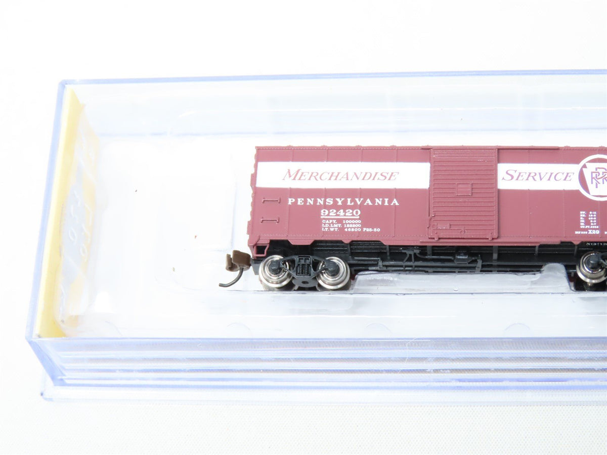 N Scale Bachmann 17052 PRR Pennsylvania 40&#39; Boxcar #92420