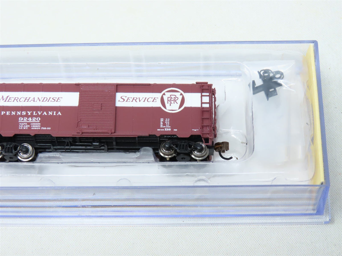 N Scale Bachmann 17052 PRR Pennsylvania 40&#39; Boxcar #92420