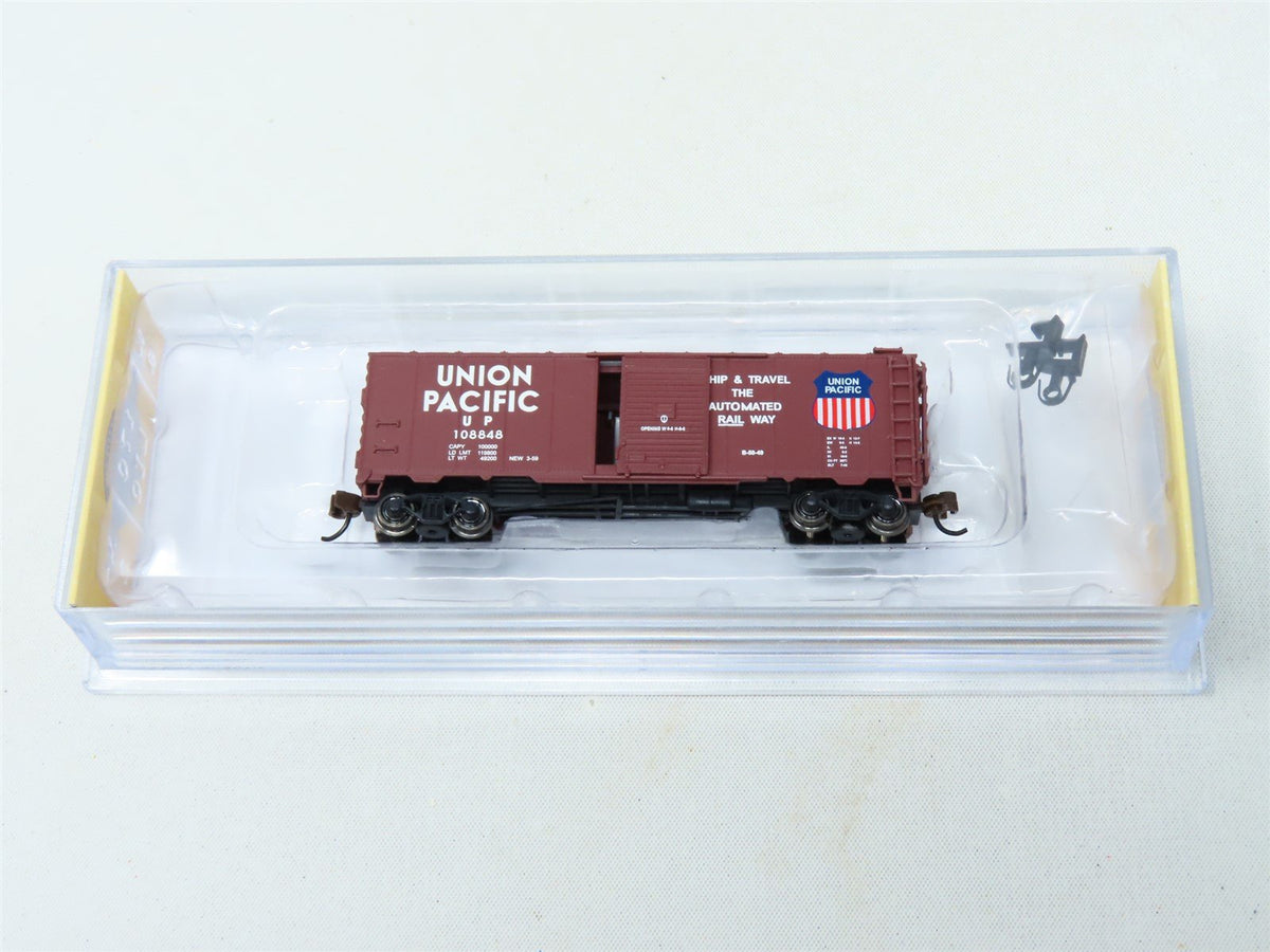 N Scale Bachmann 17053 UP Union Pacific 40&#39; Boxcar #108848