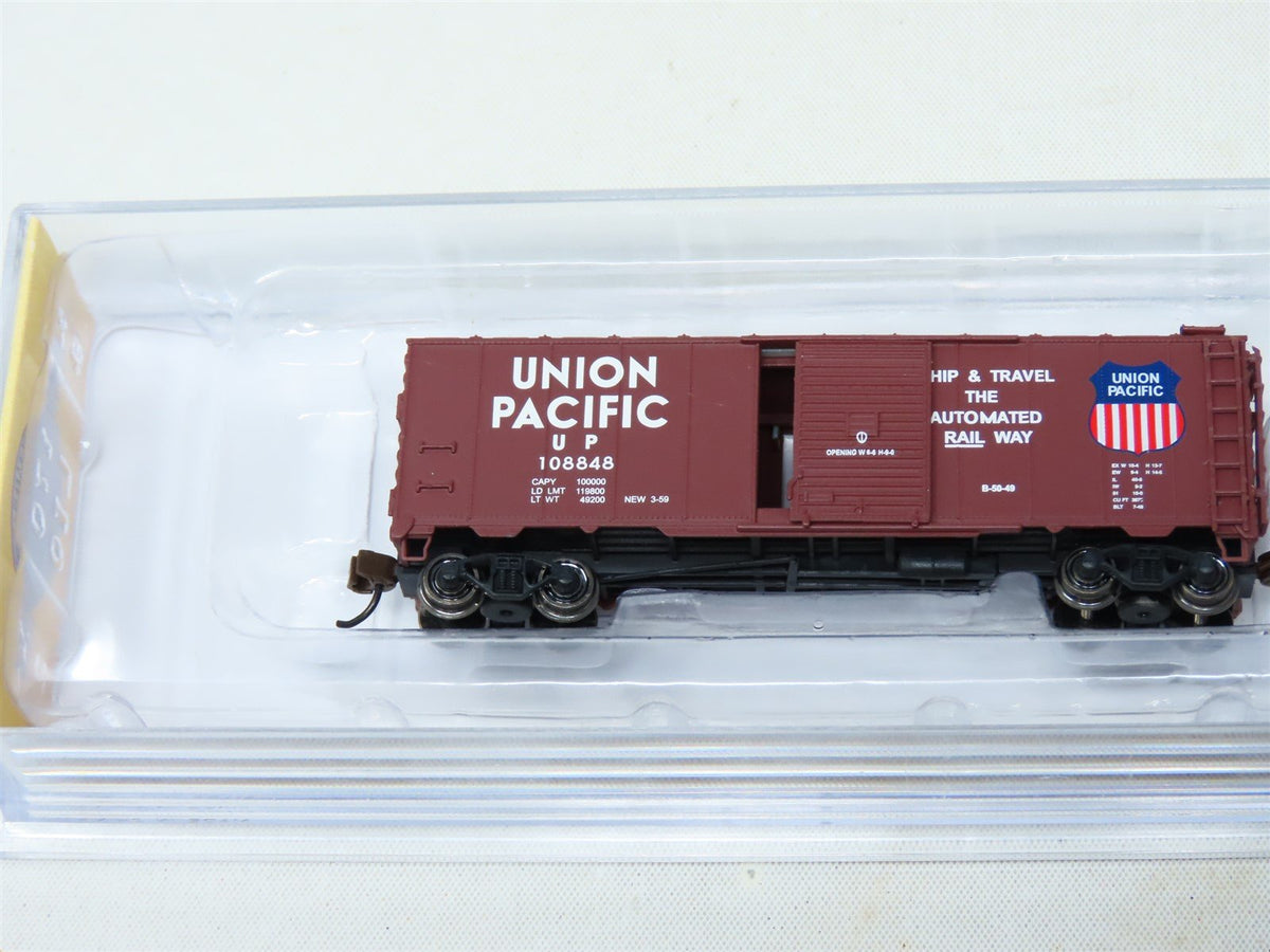 N Scale Bachmann 17053 UP Union Pacific 40&#39; Boxcar #108848