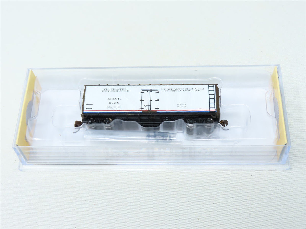 N Scale Bachmann 19853 MDT Merchants Dispatch Wood Reefer Car #6458