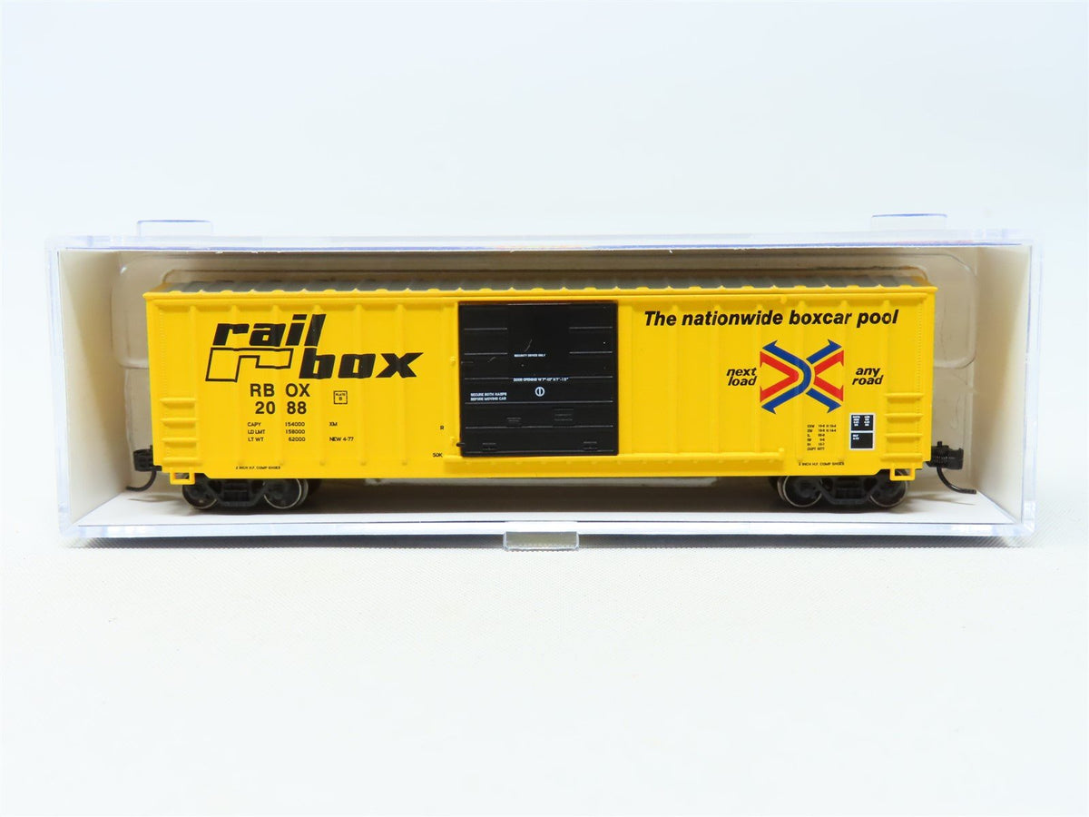 N Scale Athearn ATH6774 RBOX Railbox 50&#39; Boxcar #2088