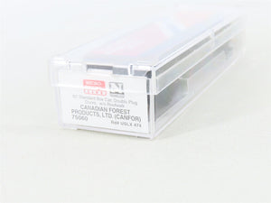 N Micro-Trains MTL 75060 USLX CANFOR Red Cedar 50' Double Plug Door Box Car #474