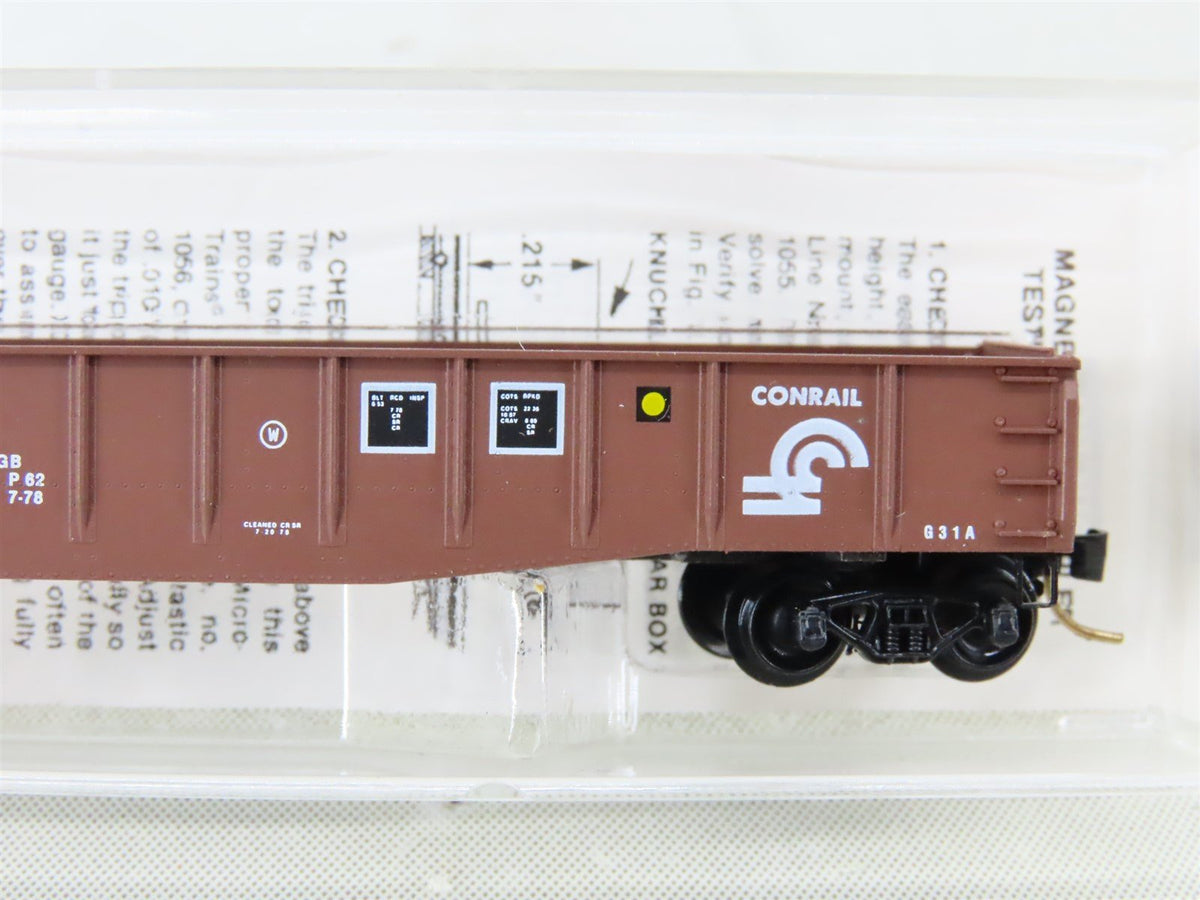 N Scale Micro-Trains MTL 46320 CR Conrail 50&#39; Fishbelly Drop-End Gondola #512302