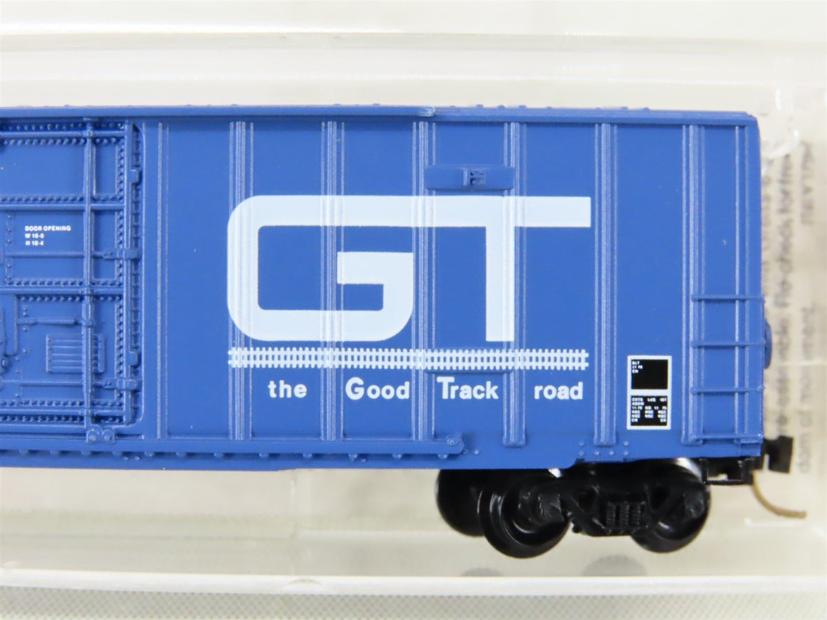N Micro-Trains MTL 27220 GTW Grand Trunk Western 50&#39; Rib-Side Box Car #598093