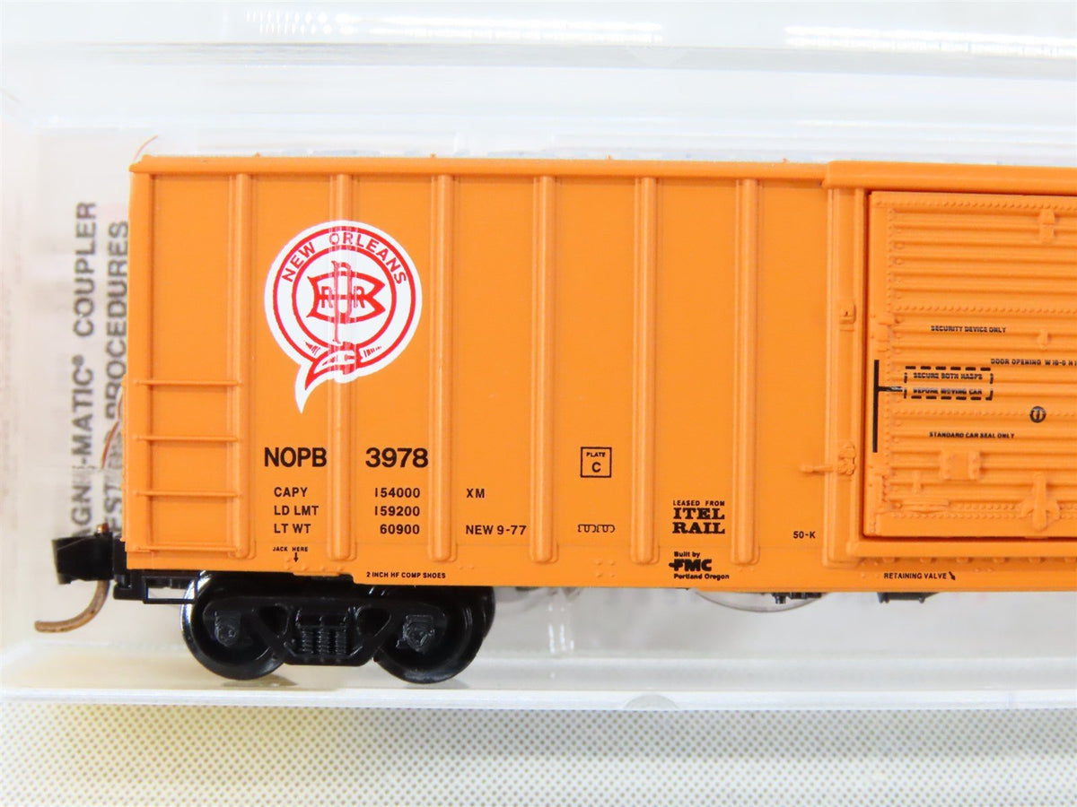 N Micro-Trains MTL 25110 NOPB New Orleans Public Belt 50&#39; Rib-Side Box Car #3978