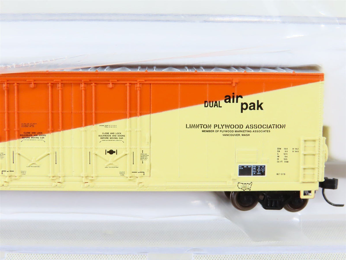 N Scale Atlas 31142 USLX Plywood Marketing Evans Double Plug Door Box Car #10557