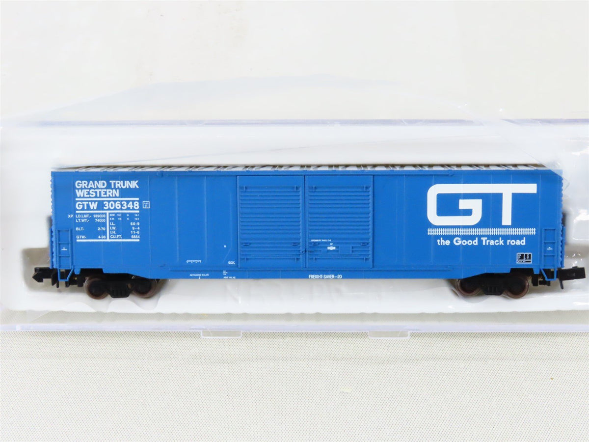 N Scale Atlas 36831 GTW Grand Trunk Western ACF 60&#39; Double Door Box Car #306348