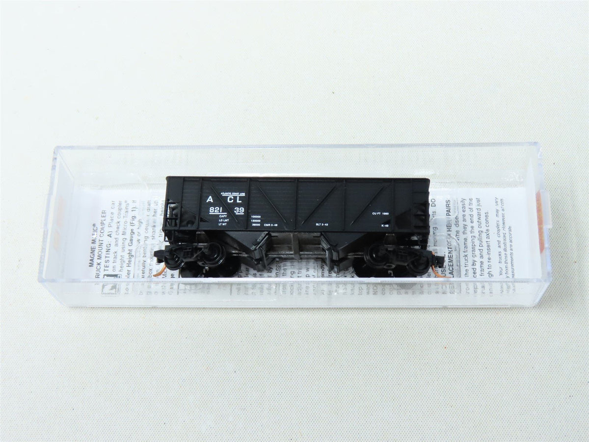 N Scale Micro-Trains MTL 05700130 ACL Atlantic Coast Line 33&#39; Hopper Car #82139