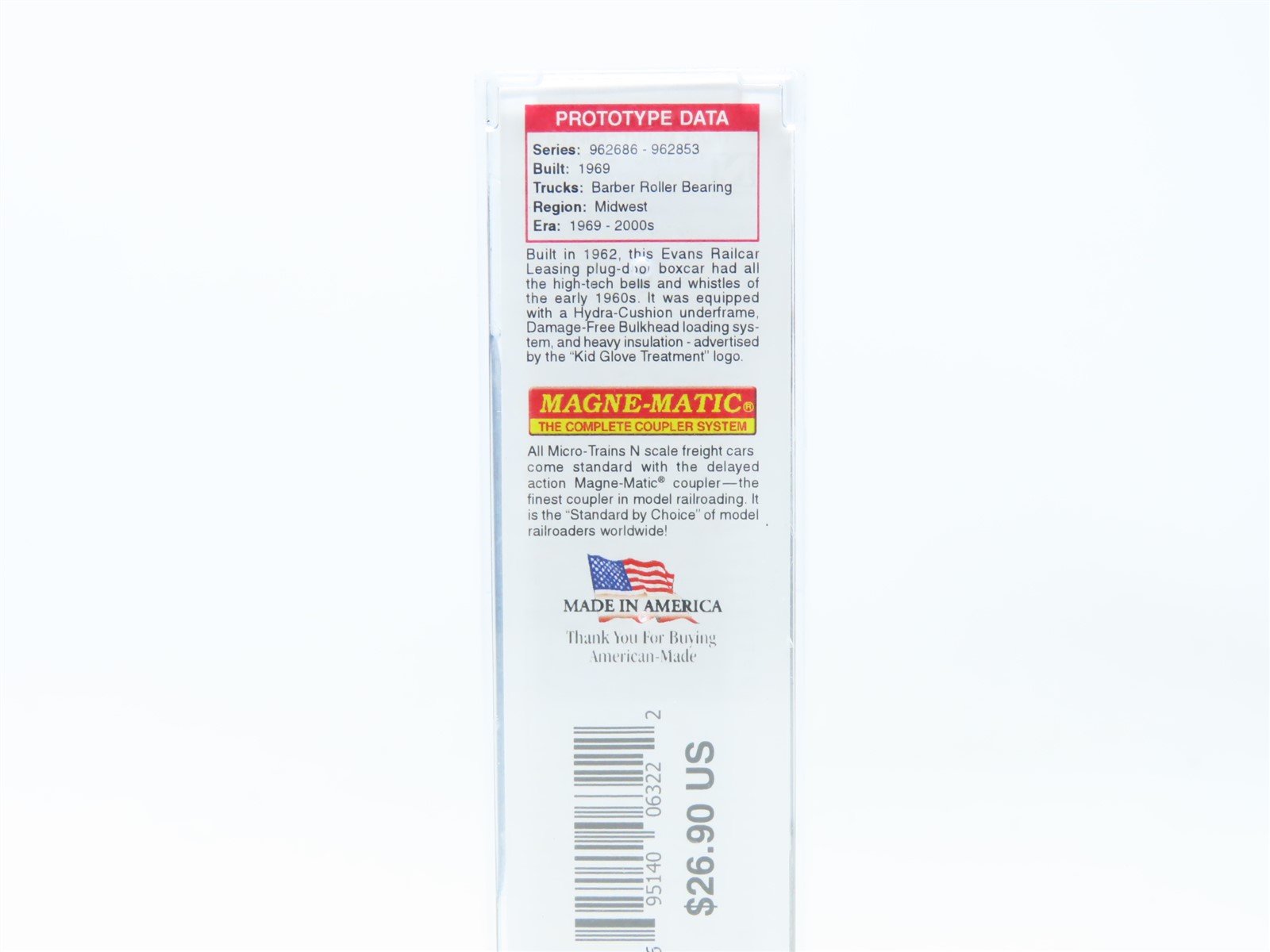 N Scale Micro-Trains MTL 03200500 EELX Evans DFB Loader 50' Boxcar #60003