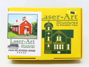 HO Branchline Trains Laser-Art Structures Kit #644 School House - SEALED