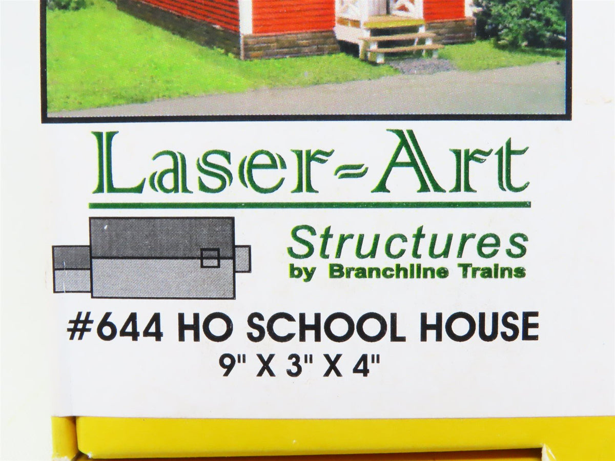 HO Branchline Trains Laser-Art Structures Kit #644 School House - SEALED