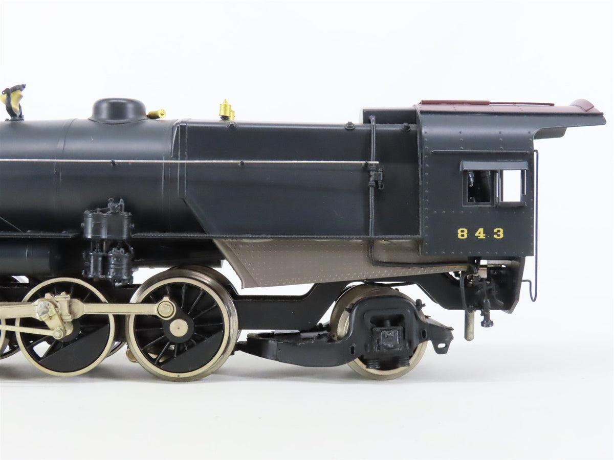 O Gauge 3-Rail Williams 5100 PRR Pennsylvania 2-8-2 Steam Locomotive #843 BRASS