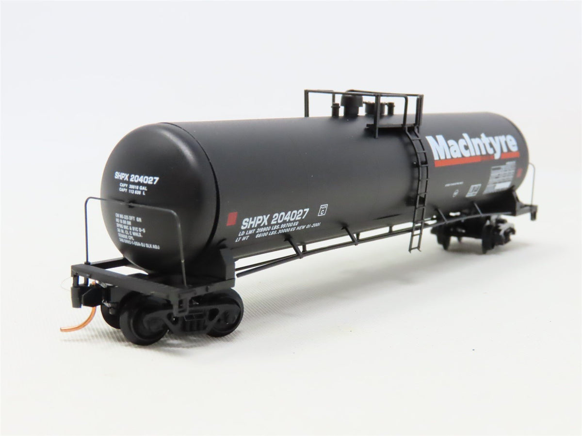 N Scale Micro-Trains MTL 110030 SHPX MacIntyre Fuels 56&#39; Tank Car #204027