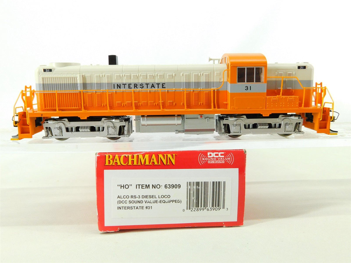 HO Scale Bachmann 63909 INT Interstate ALCO RS-3 Diesel #31 w/DCC &amp; Sound