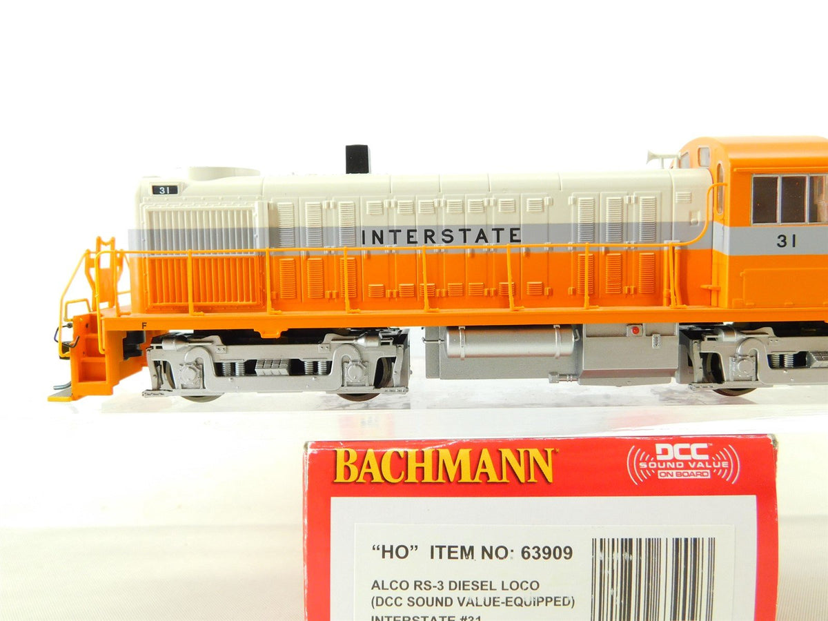 HO Scale Bachmann 63909 INT Interstate ALCO RS-3 Diesel #31 w/DCC &amp; Sound