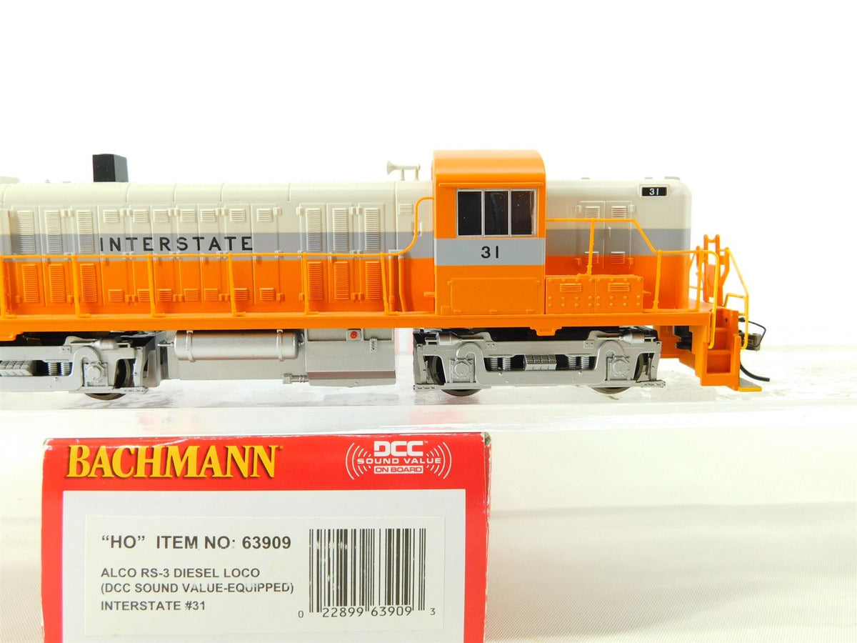 HO Scale Bachmann 63909 INT Interstate ALCO RS-3 Diesel #31 w/DCC &amp; Sound